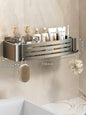 1-3 Floors Wall Mounted No Drill Bathroom Shelf Shower Shelf Makeup Organizer Shelf Shampoo Stand Bathroom Accessories