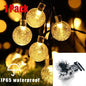 100 LED Solar Light Outdoor IP65 Waterproof String Fairy Lamps Solar Garden Garlands Christmas Decoration 12M