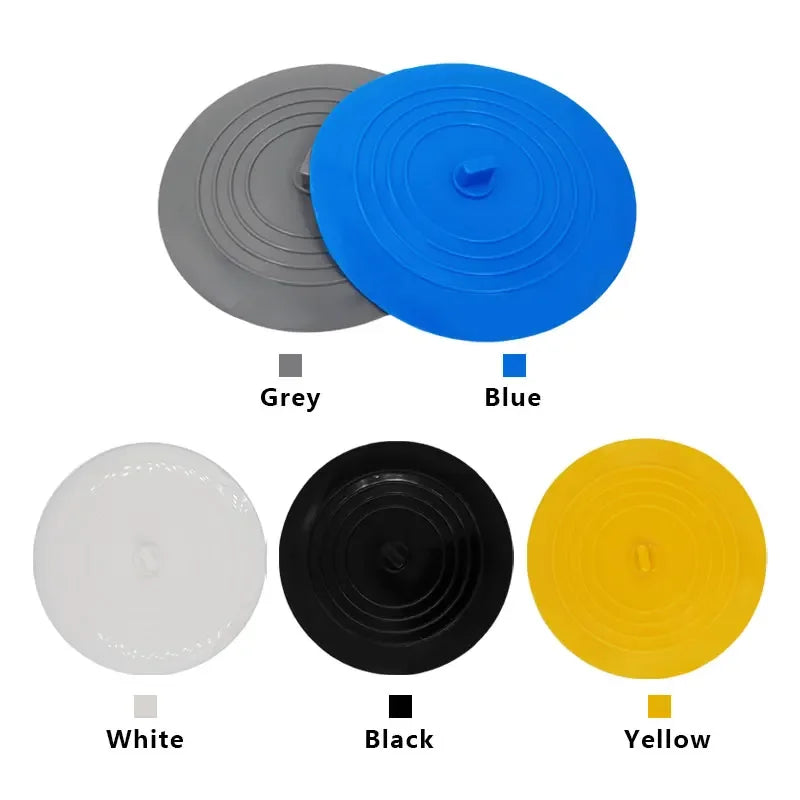 15cm Large Silicone Bathtub Stopper Leakage-proof Drain Cover Sink Hair Stopper Tub Flat Plug Stopper Bathroom Accessories