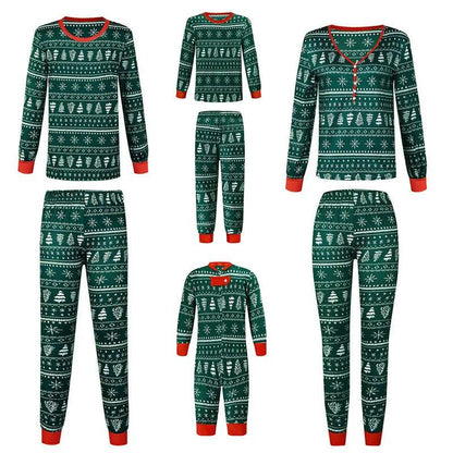 2023 Christmas Family Matching Pajamas Set Mother Father Kids Clothes Family Look Outfit Baby Girl Rompers Sleepwear Pyjamas