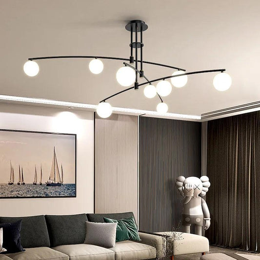 2023 New Nordic Creative Light Luxury Living Room Pendant Light Modern Simple Art Personalized Atmosphere Restaurant Light