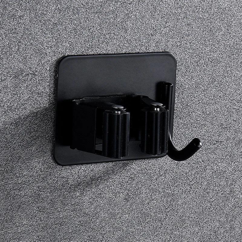 304 Stainless Steel Mop Holder Wall Mounted Self-Adhesive Kitchen Bathroom Waterproof Multi-Purpose Broom Hanger Strong Hook