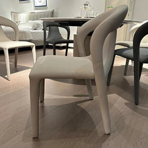 4Modern simple dining chair home Italian light luxury designer creative all-foresforesed hotel restaurant to discuss leisure