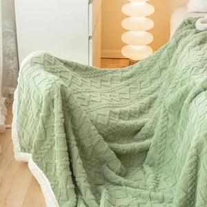 A Tapestry Blanket Tafurong Blanket Lamb Wool Blanket Thickened Warm Leisure Blanket Office Nap Blanket