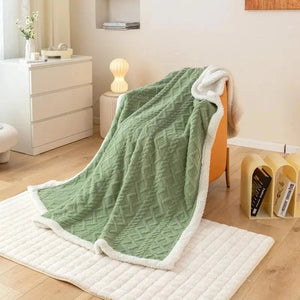 A Tapestry Blanket Tafurong Blanket Lamb Wool Blanket Thickened Warm Leisure Blanket Office Nap Blanket