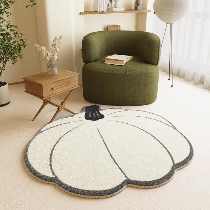 Carpet For Living Room Home Decoration Bedroom Cloakroom Mats Children's Cute Area Pumpkin Pattern Outdoor Rugs Tapis Tapete