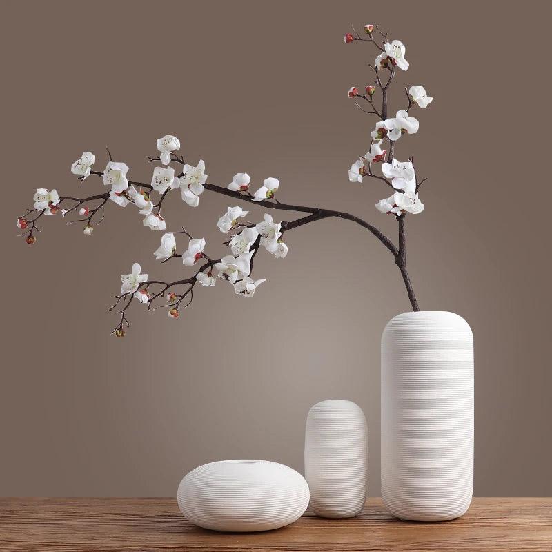 Ceramic Vase Decoration modern simple Japanese Zen style flower drying device Tea House Hotel living room porch decoration