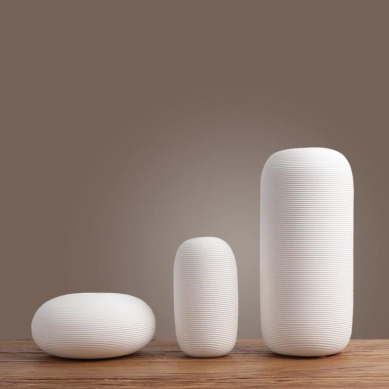 Ceramic Vase Decoration modern simple Japanese Zen style flower drying device Tea House Hotel living room porch decoration