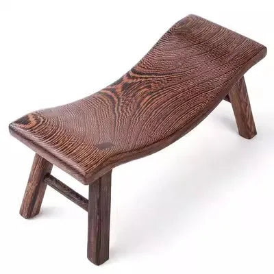 Chicken Wing Wood Cervical Vertebra Pillow Solid Wood Footstool Cool Red Rose Pear Hardwood Multi-functional Sleeping Stool