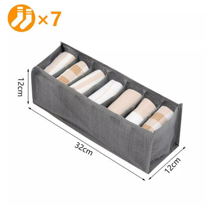 Clothes Organizer Trousers Clothes Jeans Storage Box Wardrobe Clothes Organizer Underwear Bra Socks Artifact Compartment Box