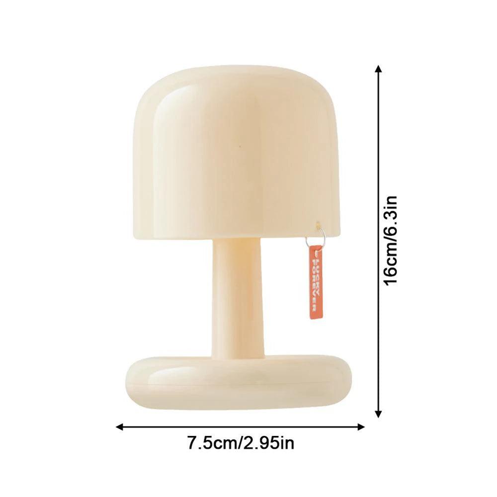 Creative LED Mushroom Table Lamp Tabletop Mini Sunset Night Light For Kitchen Bedroom Bedside Living Room Decor Kids Gift