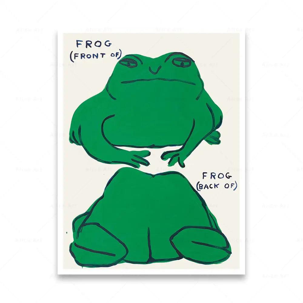 David Shrigley Tomato Lemon Frog Crab Ass Wall Art Canvas Painting Nordic Posters And Prints Wall Pictures For Living Room Decor