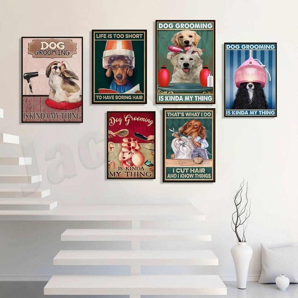 Dog Grooming Is Kinda MyThing Poster, Funny Dog Grooming Gifts, Dog Grooming Salon Poster, Grooming Gifts, Dog Mom Gifts