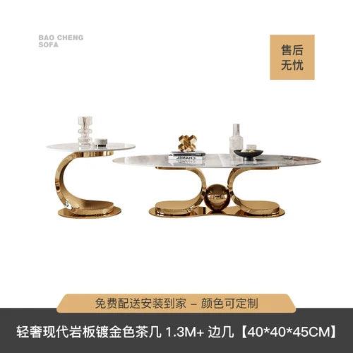 Dressing Coffee Living Room Tables Book Luxury Design Hall Coffee Marble Table Round Tea Console Mesas De Centro Para Sala Table