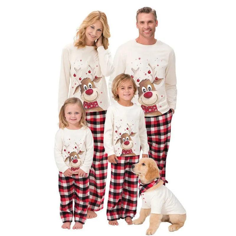 Family Matching Clothes Christmas Pajamas 2023 Mother Kids Baby Pyjamas Set Look Sleepwear Mother And Daughter Father Son Outfit