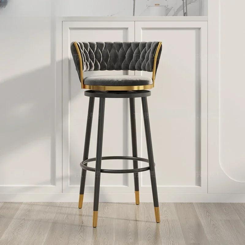 Feature Modern Bar Chairs Nordic Living Room Stool Outdoor Luxury Bar Chairs Kitchen Design High Barkrukken Furniture SR50BC