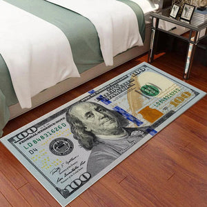 Hallway Entrance Doormat Dollar Money Pattern Living Room Floor Rugs Home Decor Kitchen Absorbent Carpet Anti Slip Bathroom Mat