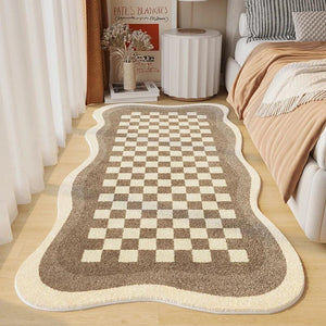 Irregular Art Abstract Cozy Bedroom carpet Modern Home Decoration Aesthetics Girls Room Balcony Rugs Coffee Table Rug tapete IG