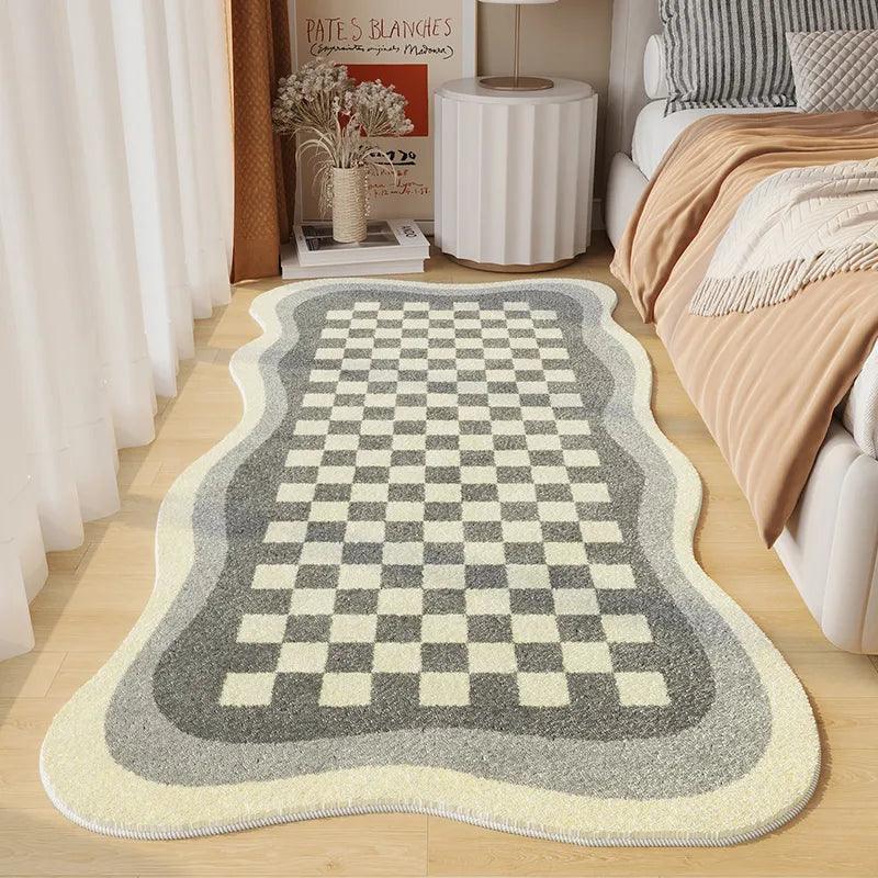 Irregular Art Abstract Cozy Bedroom carpet Modern Home Decoration Aesthetics Girls Room Balcony Rugs Coffee Table Rug tapete IG