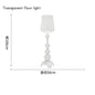 Italian Acrylic Standing Lamp Nordic Kartell Kabuki Floor Lamp For Living Room Bedroom Garden Hotel Decor LED Hollow Floor lamp