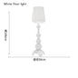 Italian Acrylic Standing Lamp Nordic Kartell Kabuki Floor Lamp For Living Room Bedroom Garden Hotel Decor LED Hollow Floor lamp