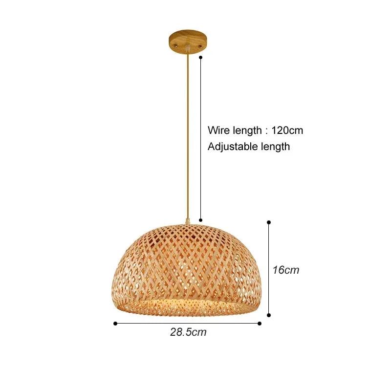 Watt's Up - Classic Japan’s style Bamboo Lustre Pendant light