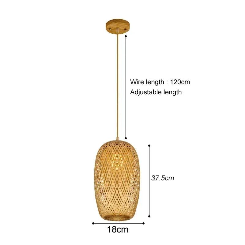 Watt's Up - Classic Japan’s style Bamboo Lustre Pendant light