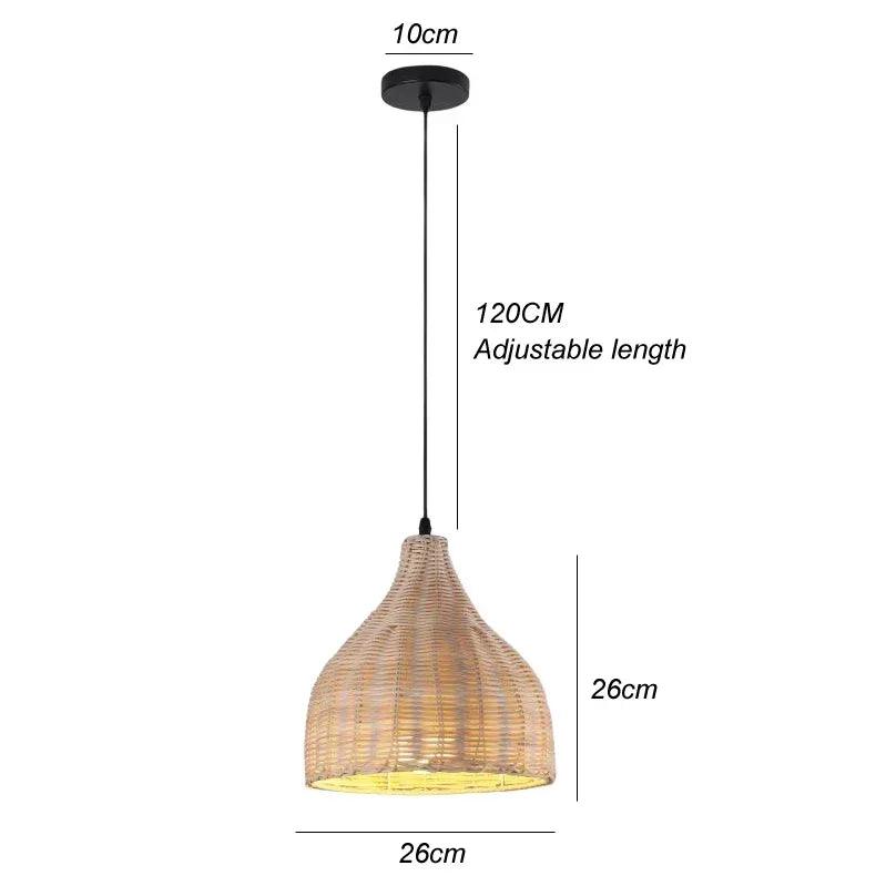 Watt's Up - Classic Japan’s style Bamboo Lustre Pendant light