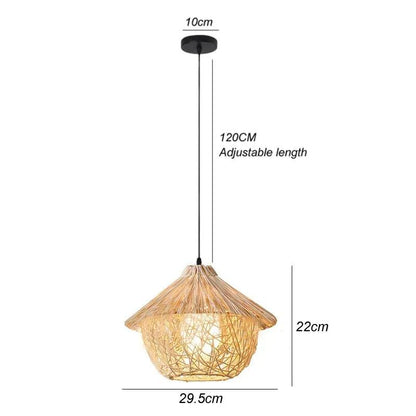 Watt's Up - Classic Japan’s style Bamboo Lustre Pendant light