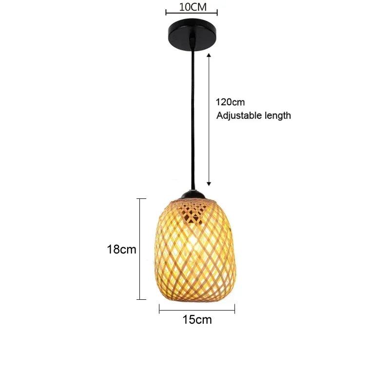 Watt's Up - Classic Japan’s style Bamboo Lustre Pendant light