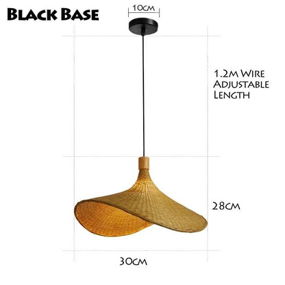 Watt's Up - Classic Japan’s style Bamboo Lustre Pendant light