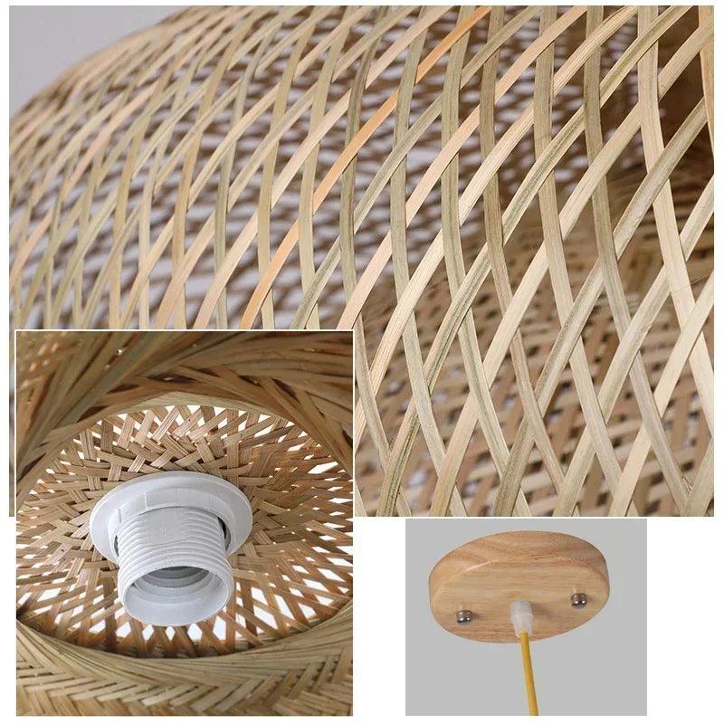 Watt's Up - Classic Japan’s style Bamboo Lustre Pendant light