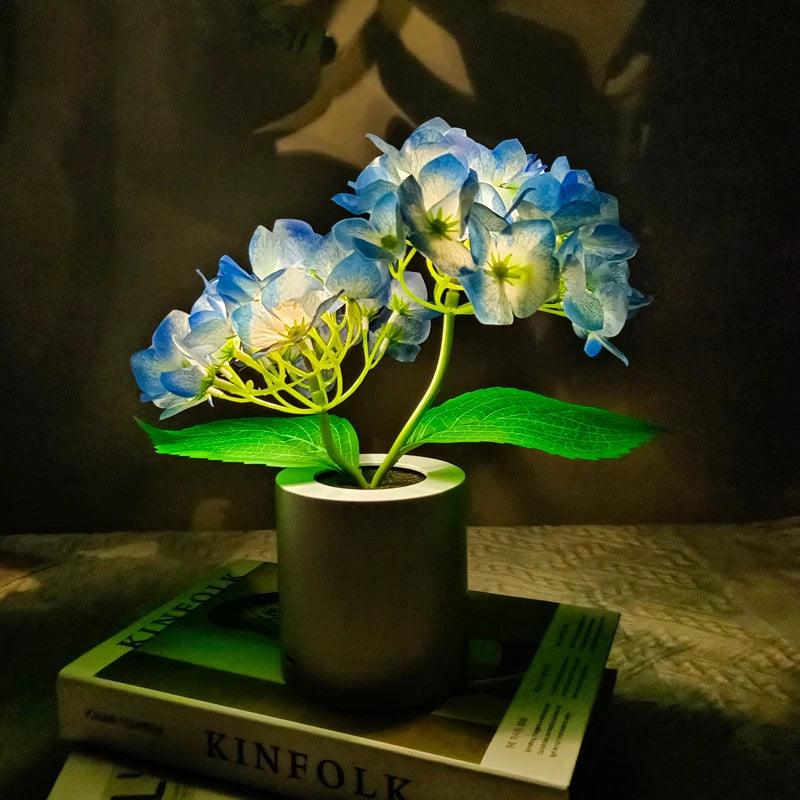 Led Sunflower Tree Lights Table Lamp Fairy Mother's Day Rose Night Light Home Party Christmas Wedding Bedroom Decoration Gift