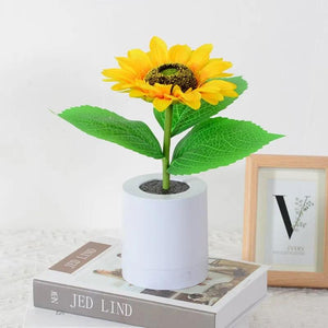 Led Sunflower Tree Lights Table Lamp Fairy Mother's Day Rose Night Light Home Party Christmas Wedding Bedroom Decoration Gift