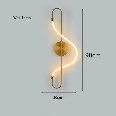 Snake - Linear Modern Long Hose Led Ceiling Light