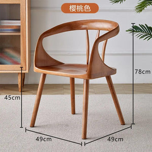 Lounge Patio Chairs Modern Wood Minimalist Library Ergonomic Designer Dining Chairs Nordic Salon Silla Nordica Home Furniture