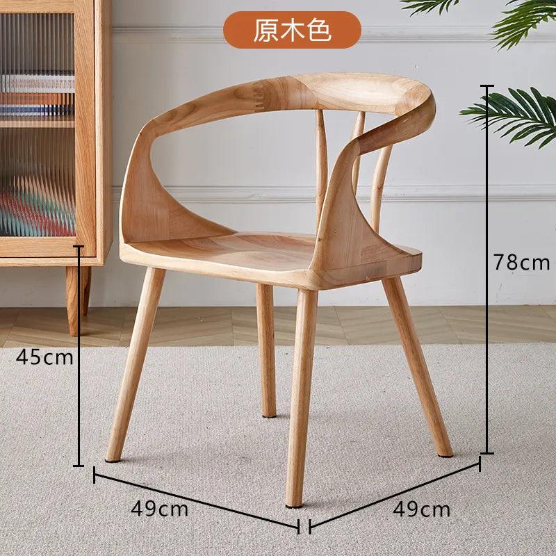 Lounge Patio Chairs Modern Wood Minimalist Library Ergonomic Designer Dining Chairs Nordic Salon Silla Nordica Home Furniture