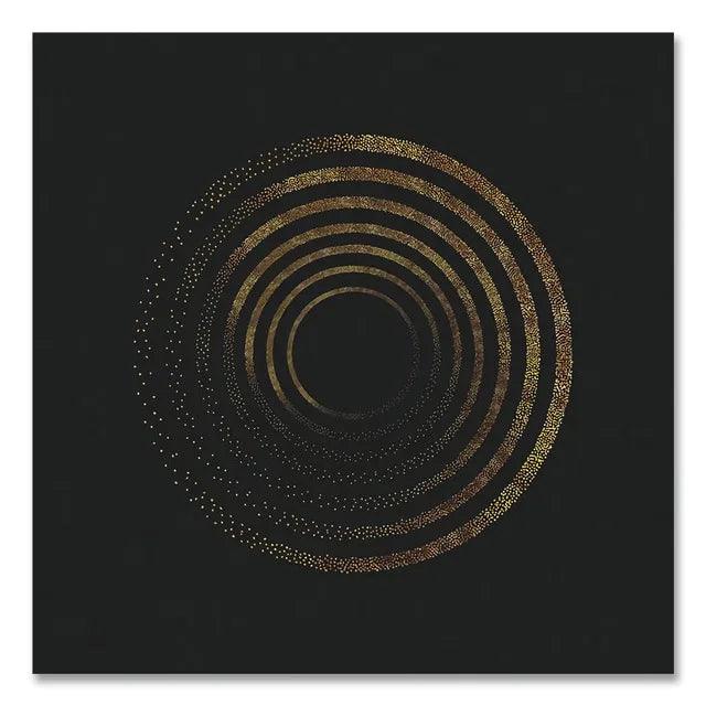Minimalist Abstract Golden Luxury Posters Canvas Art Paintings Wall Art Decorative Pictures for Modern Home Living Room Decor