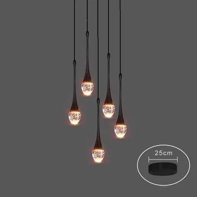 Modern Bubble Crystal Pendant Lights Indoor Hanging Lamp For Dining Room Bedroom Shop Bar Cafe Drop Pendant Lamp Home Decoration