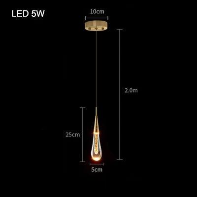 Modern Bubble Crystal Pendant Lights Indoor Hanging Lamp For Dining Room Bedroom Shop Bar Cafe Drop Pendant Lamp Home Decoration