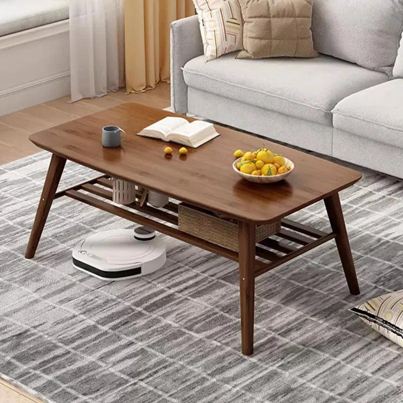 Modern Center Coffee Tables Wood Storage Nordic Frames Console Accent Dinner Coffee Tables Design Tavolino Da Salotto Room Decor