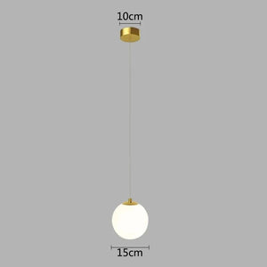 Modern Glass LED Pendant Lights Nordic Living Room Bedroom Fixtures Indoor Lighting Restaurant Bar Home Decor Hanging Lamp