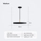 Modern LED Pendant Light Study Disc 23-50cm Indoor Decor Hanging Lamp For Bedroom Living Room Aisle Office Led Lighting Fixture