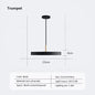 Modern LED Pendant Light Study Disc 23-50cm Indoor Decor Hanging Lamp For Bedroom Living Room Aisle Office Led Lighting Fixture