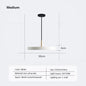 Modern LED Pendant Light Study Disc 23-50cm Indoor Decor Hanging Lamp For Bedroom Living Room Aisle Office Led Lighting Fixture