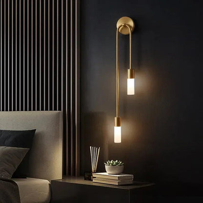 Modern LED Wall Light Bedroom Bedside Reading Aisle Light Living Room Kitchen Washroom Indoor Long Bar Rotatable Up Down Lightin