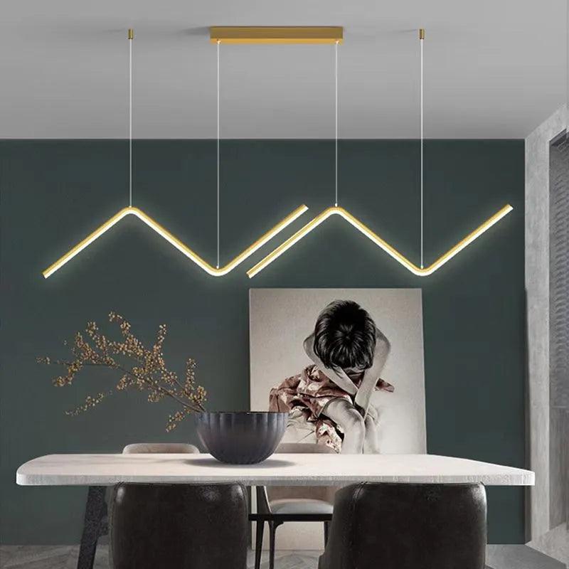 Modern Led Ceiling Chandelier for Table Dining Room Kitchen Bar Pendant Lighting Suspension Design Lusters Luminaires