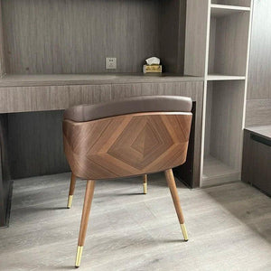 Modern Minimalist Dining Chair Luxury Wooden Armchair High Quality Lounge Chairs Comfortable Seat Kitchen Furniture HY50DC