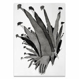 Modern Nordic Black White Abstract Characters Fashion Poster Painting Canvas Print Art Wall Picture Porch Living Room Home Decor