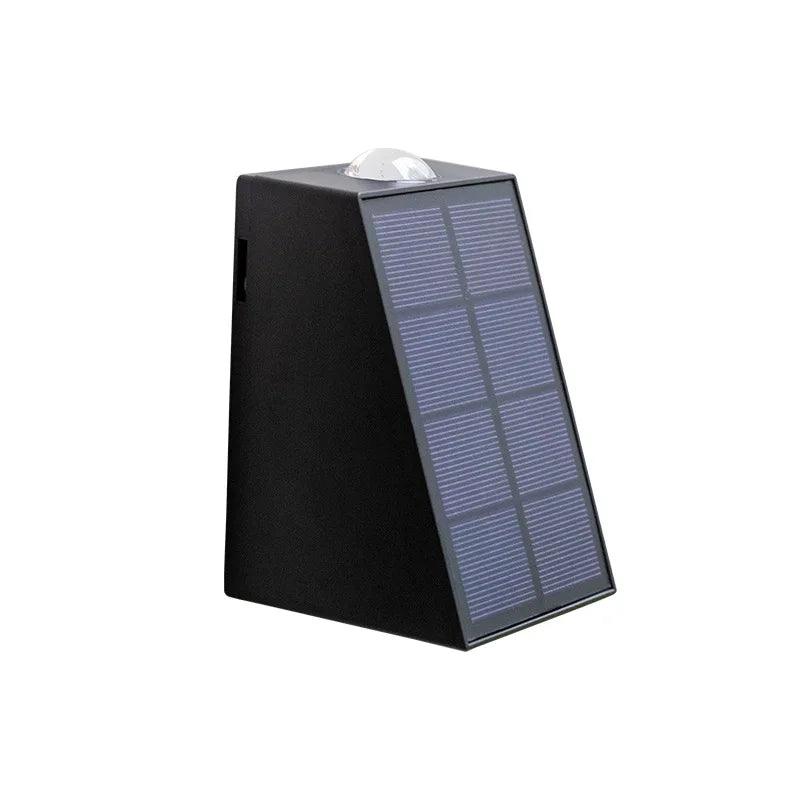 New LED Outdoor Solar Wall Light Garden Villa Courtyard Porch Landscape Decorative Lamp Up And Down Luminous Wall Washer Lights